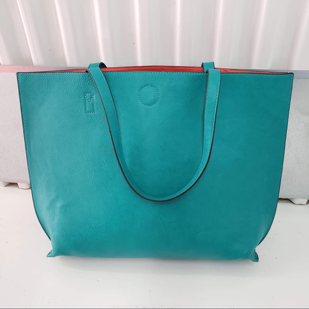 Brand New With Tags Oversize Turquoise Tote Bag